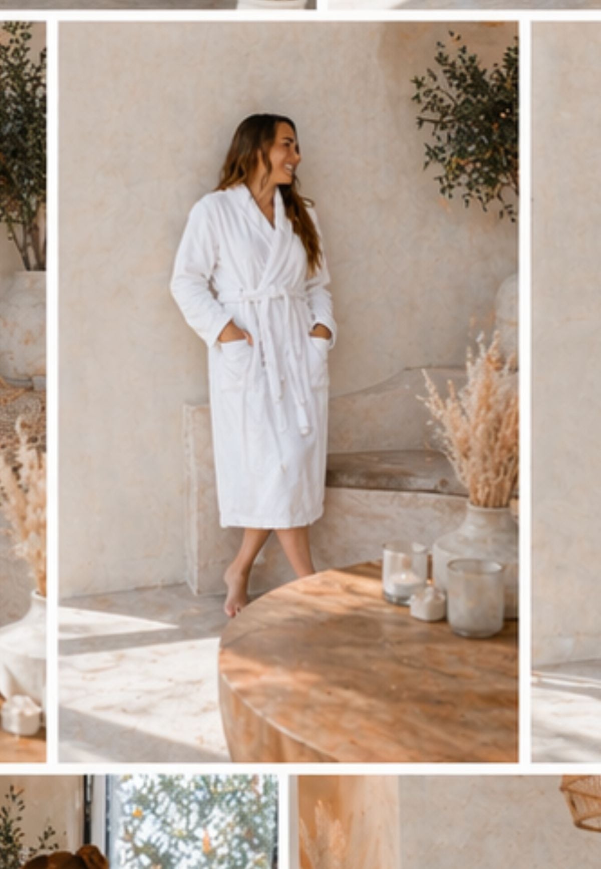 Witte fleece badjas kopen – fris, zacht & comfortabel unisex model