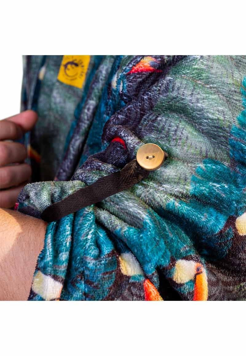 badjas met toekans - unisex