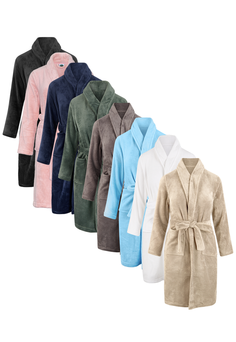 Kinderbadjas beige