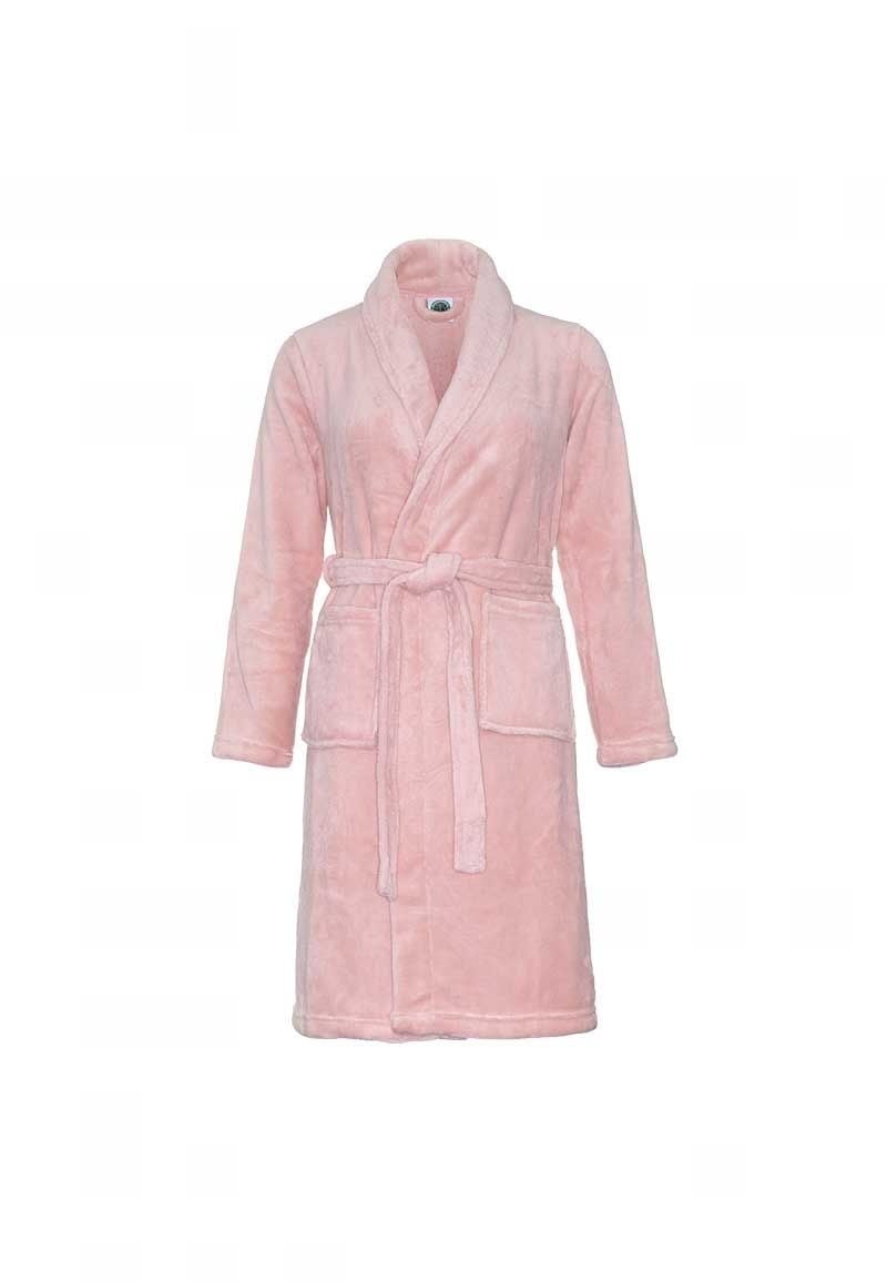 Relax Company kinderbadjas pastel oud roze