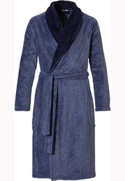 Herenbadjas denim blauw