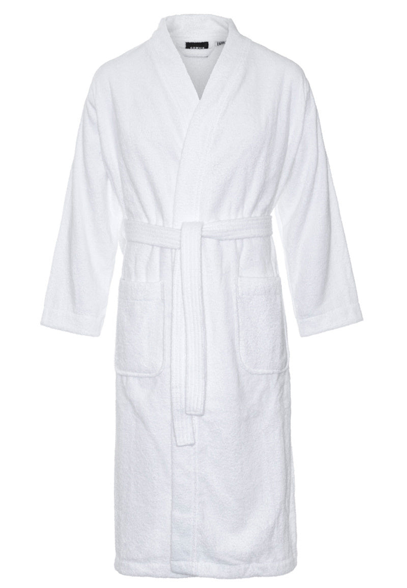 Kimono wit unisex – badstof katoen